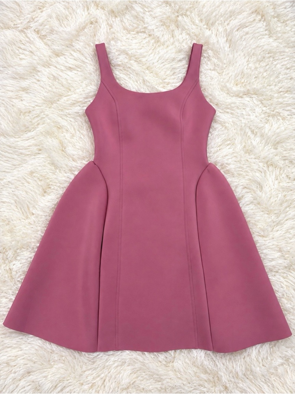 Maeve Anthropologie Pink Fit & Flare Dress XS NWT